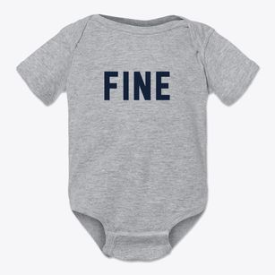 Fine New York Classic Block Baby Onesie