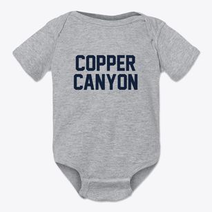 Copper Canyon Texas Classic Block Baby Onesie