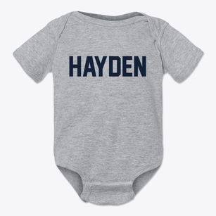 Hayden Indiana Classic Block Baby Onesie