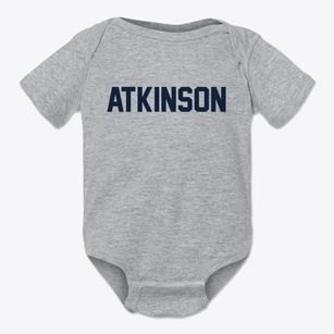 Atkinson Nebraska Classic Block Baby Onesie