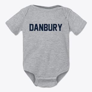 Danbury New Hampshire Classic Block Baby Onesie
