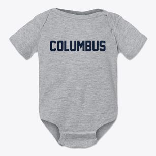 Columbus New York Classic Block Baby Onesie