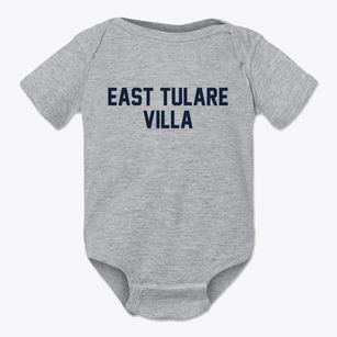 East Tulare Villa California Classic Block Baby Onesie
