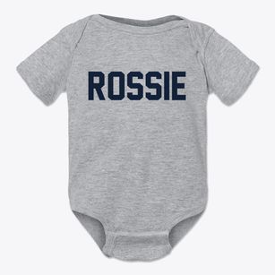 Rossie New York Classic Block Baby Onesie