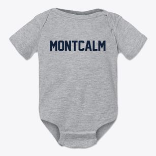 Montcalm West Virginia Classic Block Baby Onesie