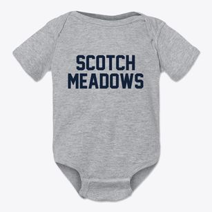 Scotch Meadows North Carolina Classic Block Baby Onesie