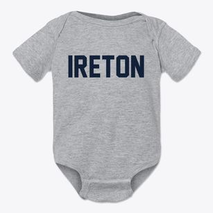 Ireton Iowa Classic Block Baby Onesie