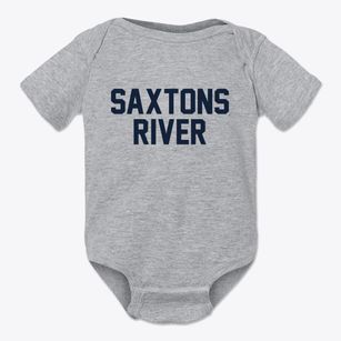 Saxtons River Vermont Classic Block Baby Onesie