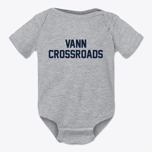 Vann Crossroads North Carolina Classic Block Baby Onesie
