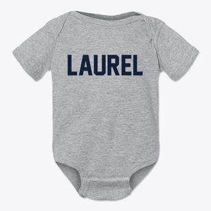 Laurel Virginia Classic Block Baby Onesie