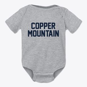 Copper Mountain Colorado Classic Block Baby Onesie