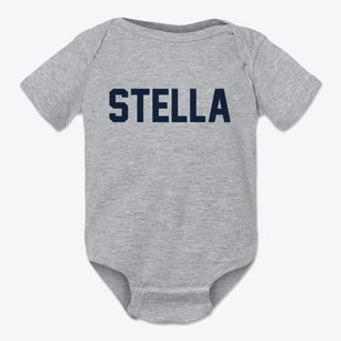 Stella Nebraska Classic Block Baby Onesie