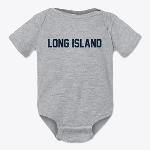 Long Island Kansas Classic Block Baby Onesie