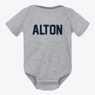 Alton Utah Classic Block Baby Onesie