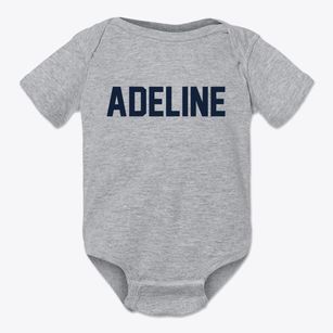 Adeline Illinois Classic Block Baby Onesie