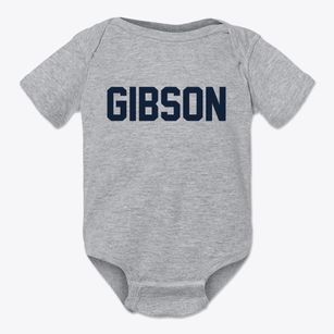 Gibson Iowa Classic Block Baby Onesie