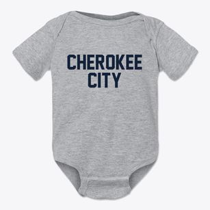 Cherokee City Arkansas Classic Block Baby Onesie