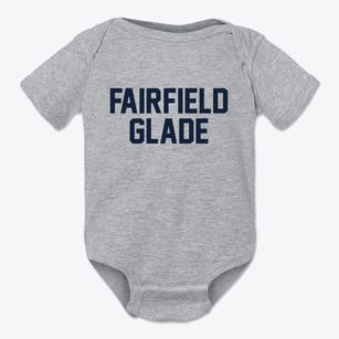 Fairfield Glade Tennessee Classic Block Baby Onesie