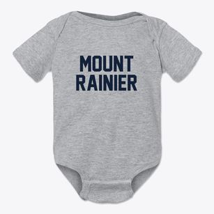 Mount Rainier Maryland Classic Block Baby Onesie