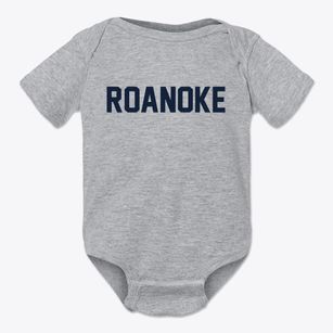 Roanoke Texas Classic Block Baby Onesie