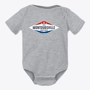 Montoursville Pennsylvania Diamond Star Baby Onesie