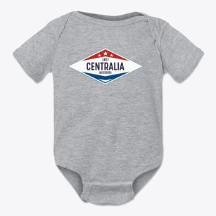 Centralia Missouri Diamond Star Baby Onesie