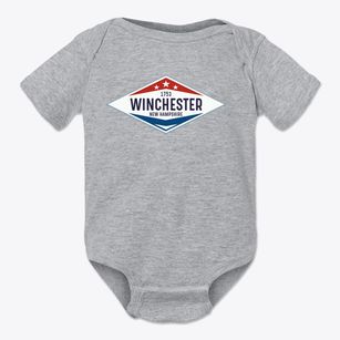 Winchester New Hampshire Diamond Star Baby Onesie