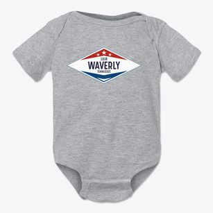 Waverly Tennessee Diamond Star Baby Onesie