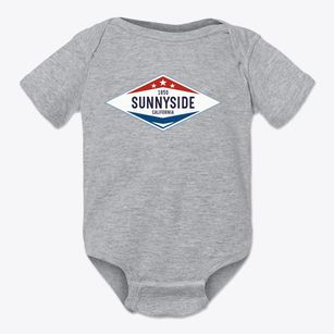 Sunnyside California Diamond Star Baby Onesie