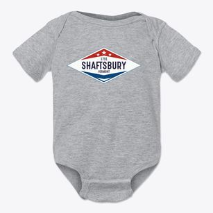 Shaftsbury Vermont Diamond Star Baby Onesie