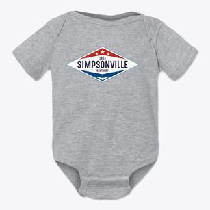 Simpsonville Kentucky Diamond Star Baby Onesie