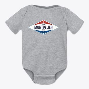Montpelier Idaho Diamond Star Baby Onesie