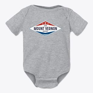 Mount Vernon Kentucky Diamond Star Baby Onesie