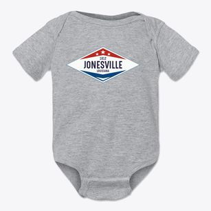 Jonesville Louisiana Diamond Star Baby Onesie