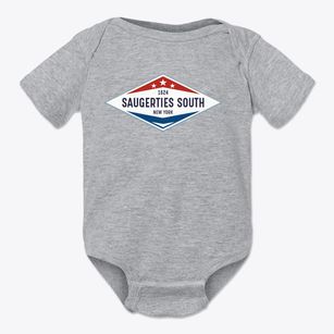 Saugerties South New York Diamond Star Baby Onesie