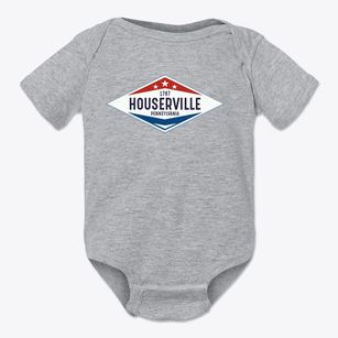 Houserville Pennsylvania Diamond Star Baby Onesie