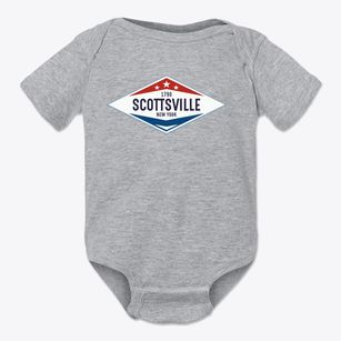 Scottsville New York Diamond Star Baby Onesie