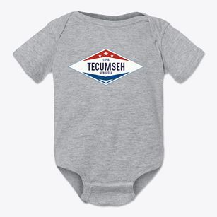 Tecumseh Nebraska Diamond Star Baby Onesie