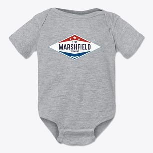 Marshfield Vermont Diamond Star Baby Onesie
