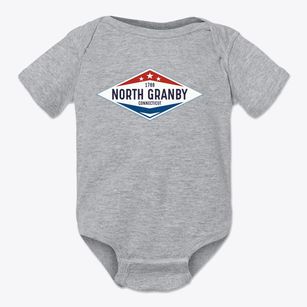 North Granby Connecticut Diamond Star Baby Onesie