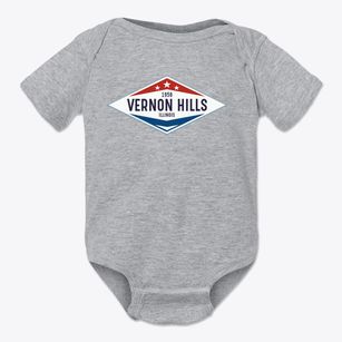 Vernon Hills Illinois Diamond Star Baby Onesie