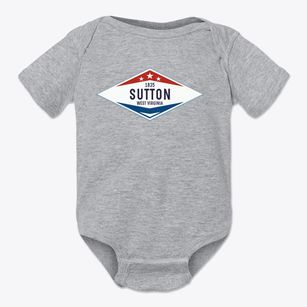 Sutton West Virginia Diamond Star Baby Onesie