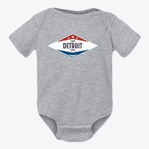 Detroit Texas Diamond Star Baby Onesie