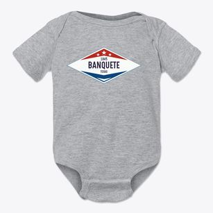 Banquete Texas Diamond Star Baby Onesie