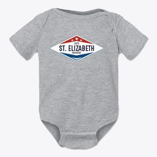 St. Elizabeth Missouri Diamond Star Baby Onesie