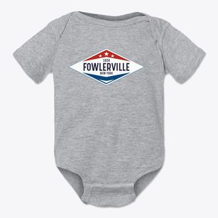 Fowlerville New York Diamond Star Baby Onesie