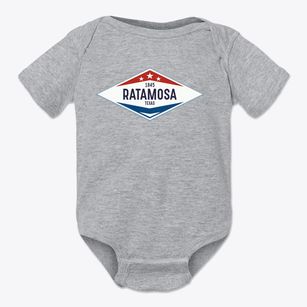 Ratamosa Texas Diamond Star Baby Onesie