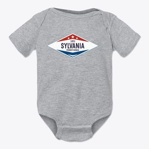 Sylvania Pennsylvania Diamond Star Baby Onesie