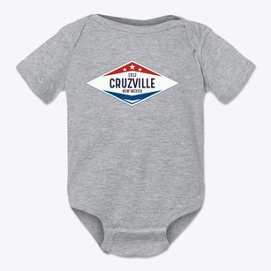 Cruzville New Mexico Diamond Star Baby Onesie