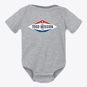 Todd Mission Texas Diamond Star Baby Onesie